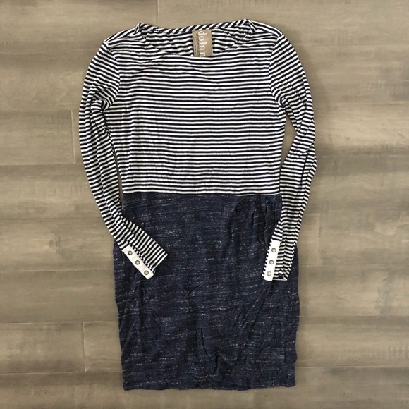 ANTHROPOLOGIE Dolan Left Coast Striped Dress Sz S - Picture 2 of 8